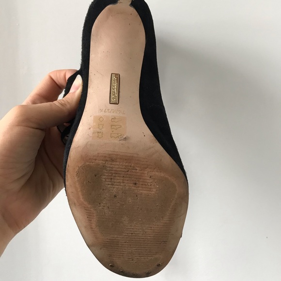 Louise et Cie Black Lace-Up Stilettos - Picture 5 of 8